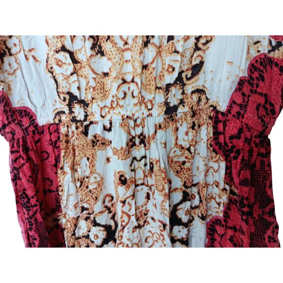 Angie Maxi Dress Womens M Boho Sleeveless Racerback Long Summer Sundress Rayon - Picture 12 of 16